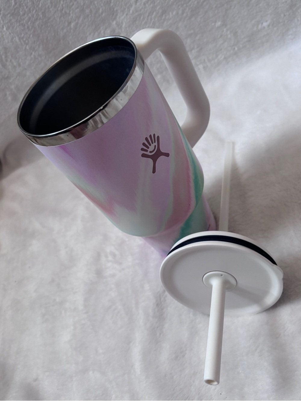 Hydro Flask 32oz Sugar Rush Limited Edition Travel Tumbler Cup Handle Straw - Picture 8 of 8